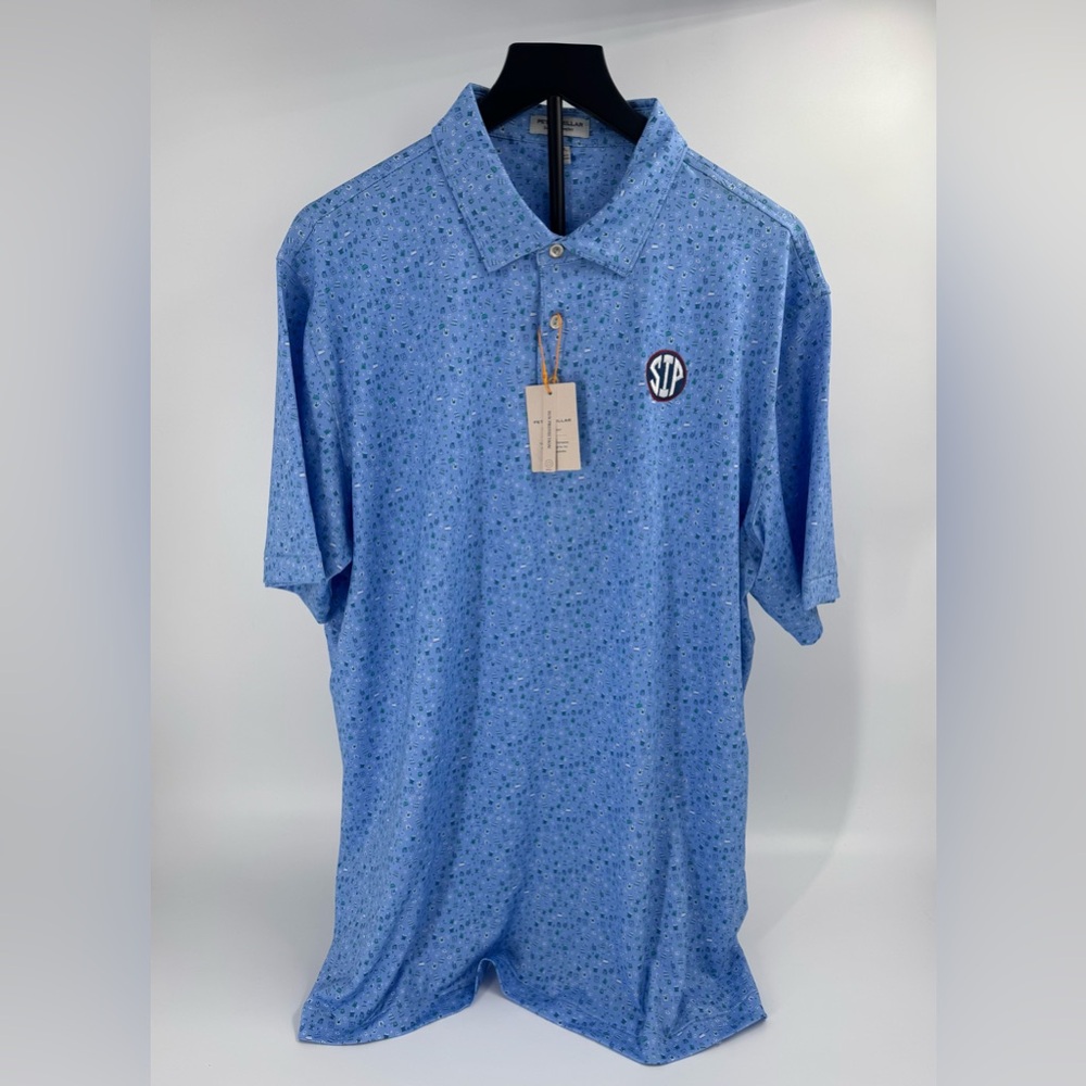 HYDR! Peter Millar "Light Of My Life" SIP Polo - Ole Miss XL - NWT - Picture 3 of 5